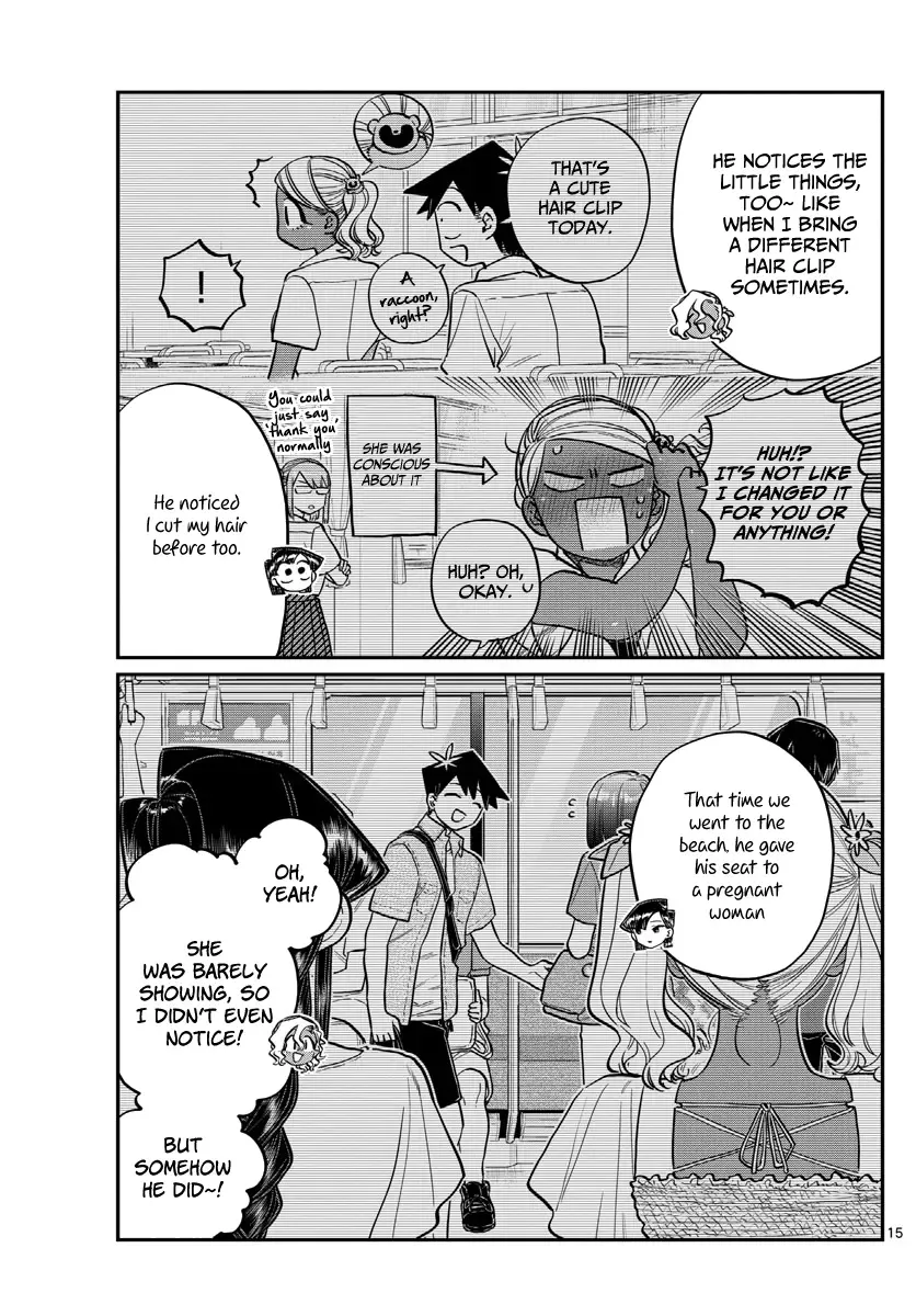Komi-san wa Komyushou desu Chapter 227 page 15