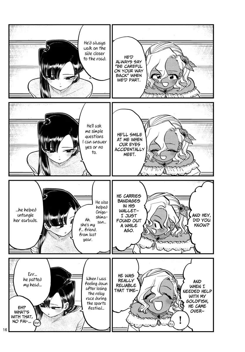 Komi-san wa Komyushou desu Chapter 227 page 16