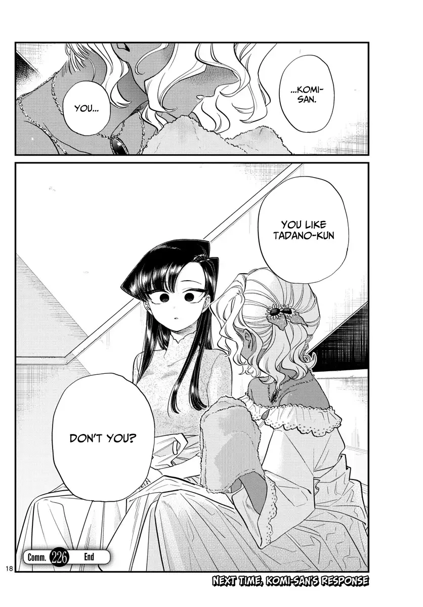 Komi-san wa Komyushou desu Chapter 226 page 17