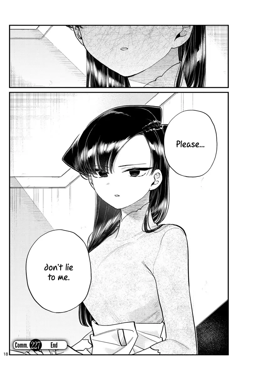 Komi-san wa Komyushou desu Chapter 227 page 18