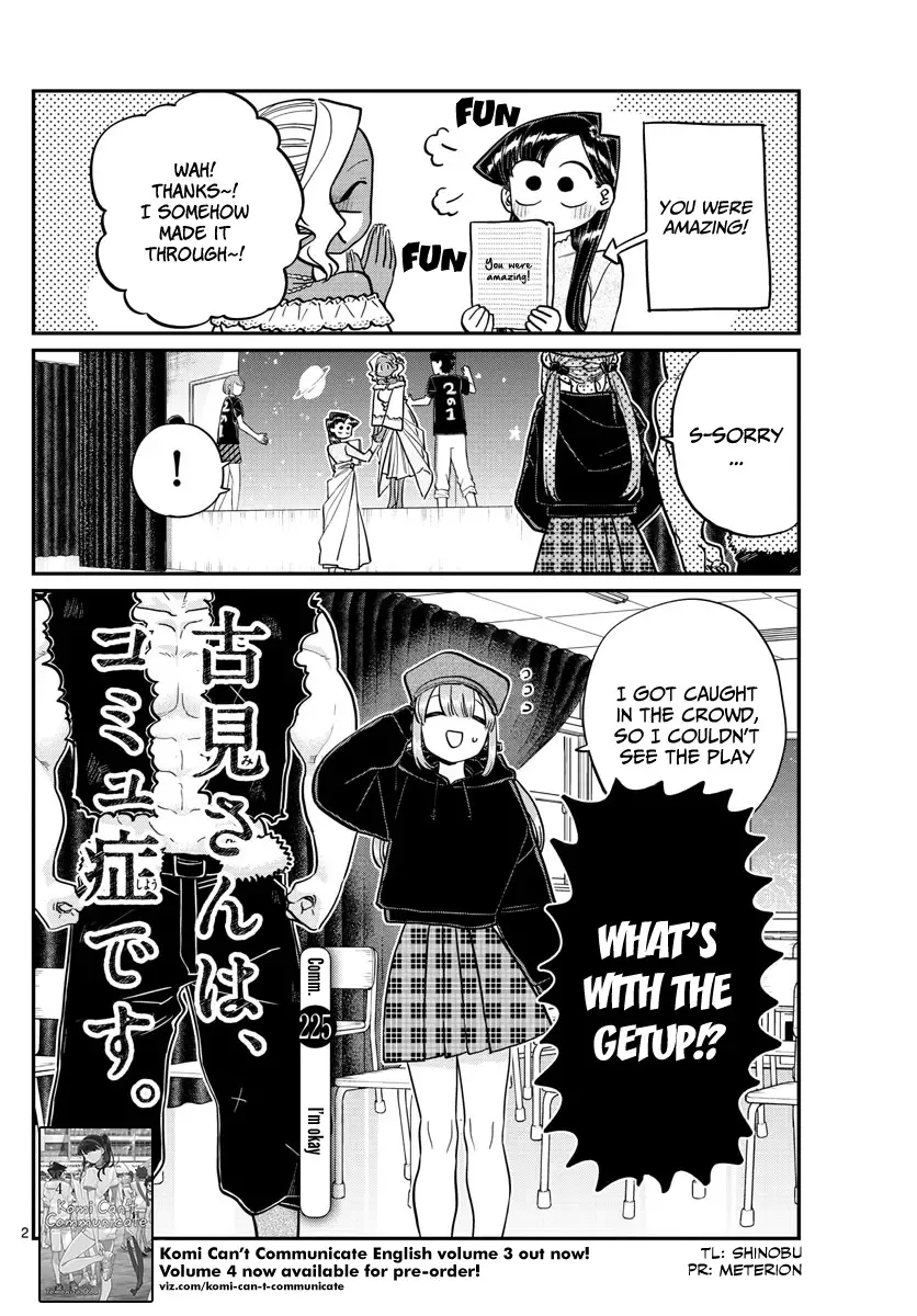 Komi-san wa Komyushou desu Chapter 225 page 2