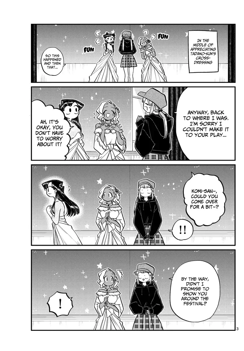 Komi-san wa Komyushou desu Chapter 225 page 3