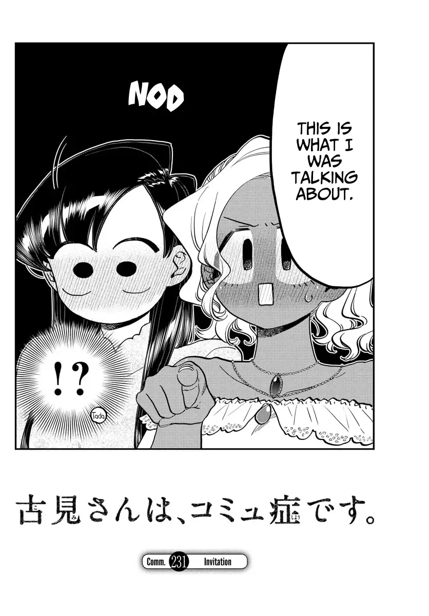 Komi-san wa Komyushou desu Chapter 231 page 4