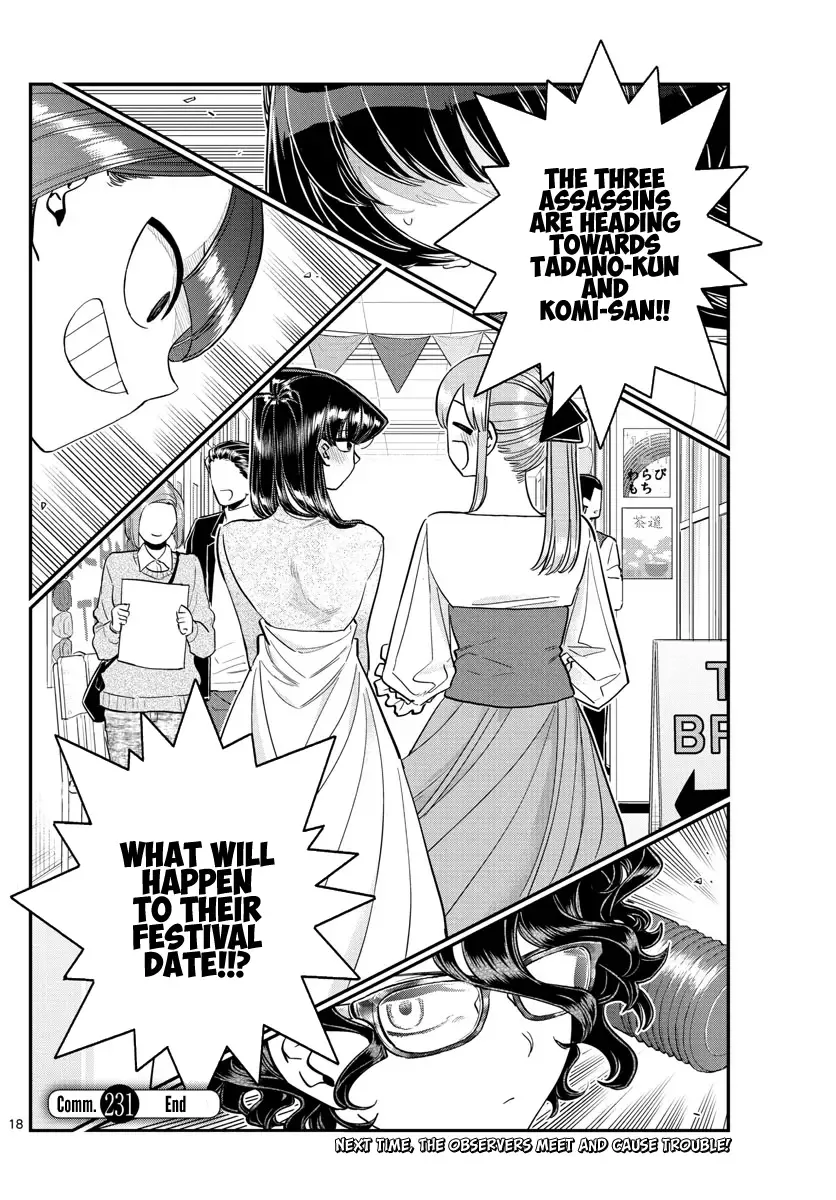 Komi-san wa Komyushou desu Chapter 231 page 18