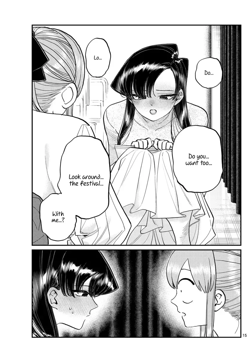 Komi-san wa Komyushou desu Chapter 231 page 15