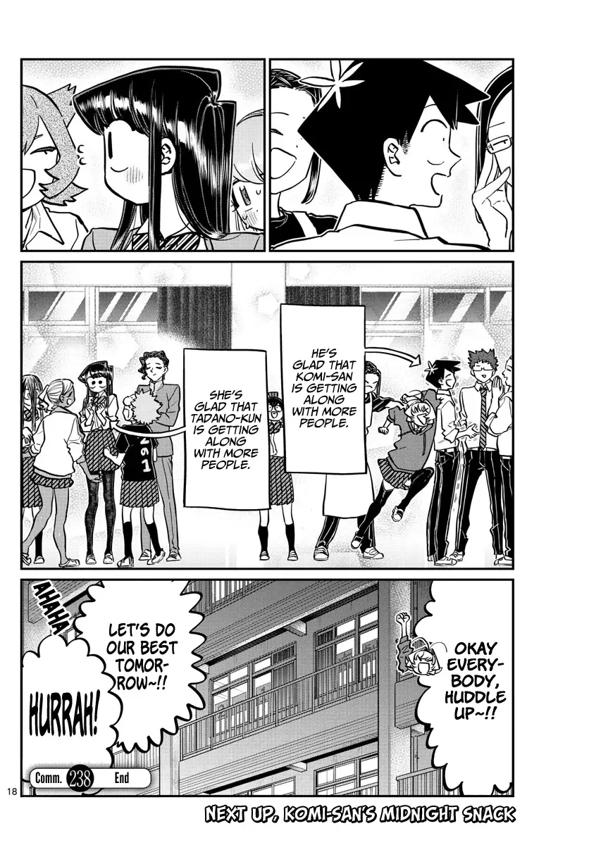 Komi-san wa Komyushou desu Chapter 238 page 18