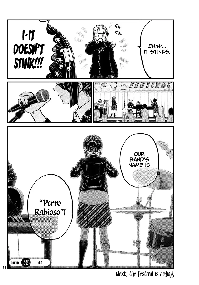 Komi-san wa Komyushou desu Chapter 235 page 18