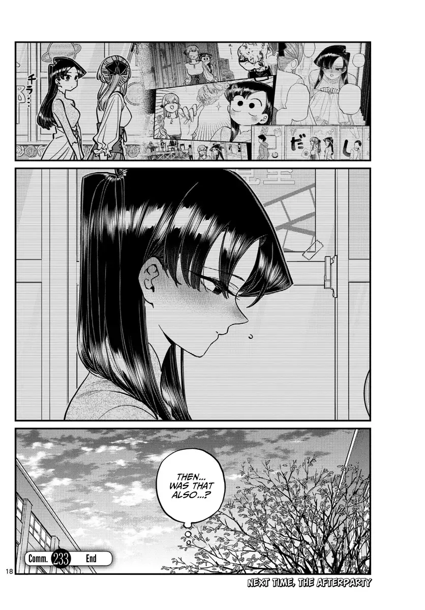 Komi-san wa Komyushou desu Chapter 233 page 18