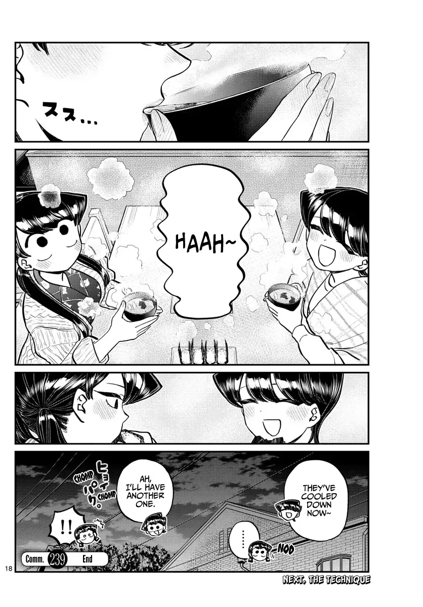 Komi-san wa Komyushou desu Chapter 239 page 18