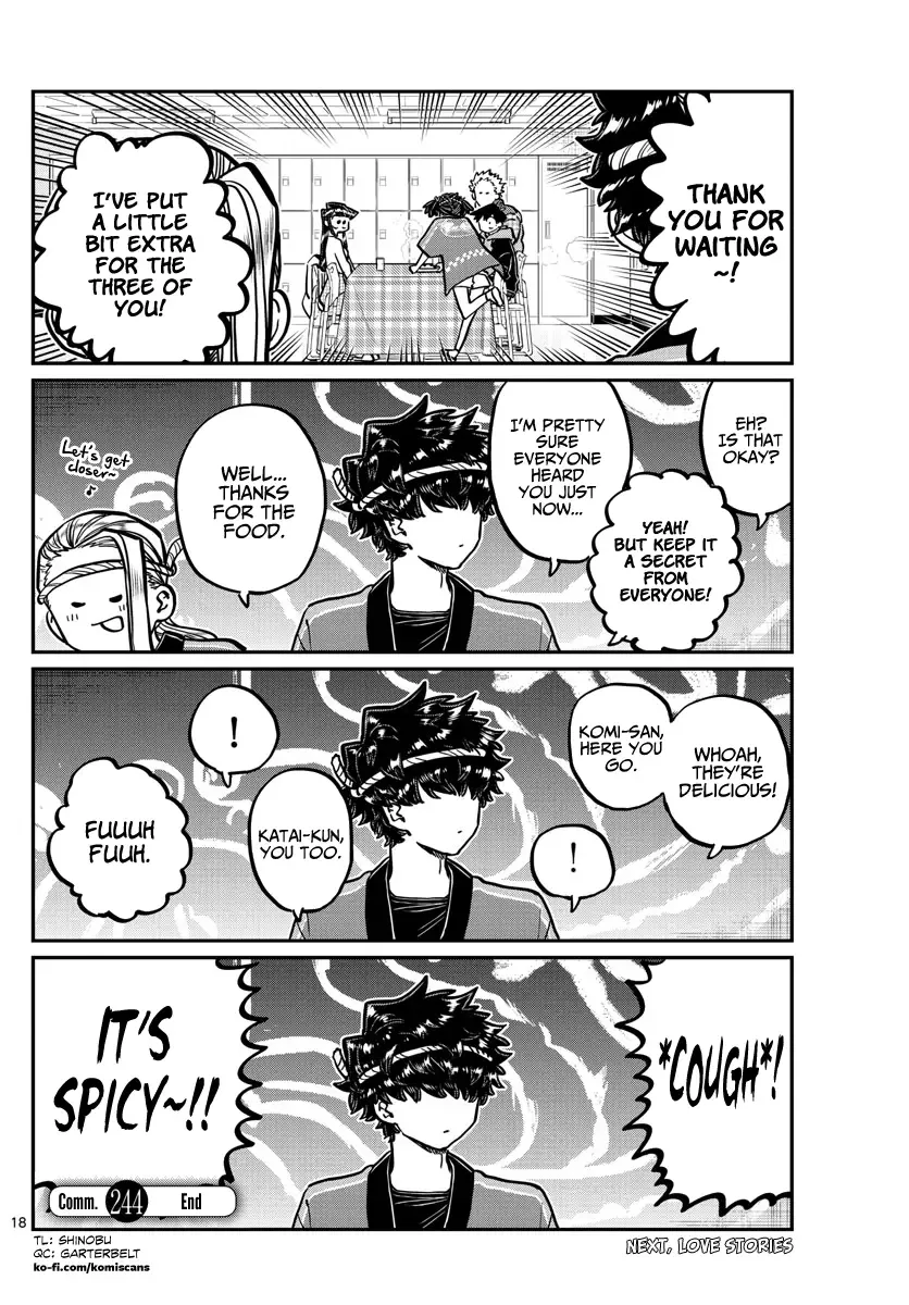 Komi-san wa Komyushou desu Chapter 244 page 18