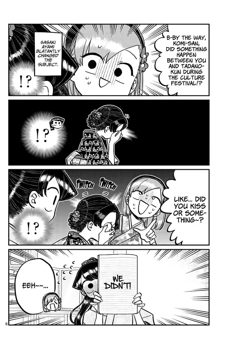 Komi-san wa Komyushou desu Chapter 245 page 6