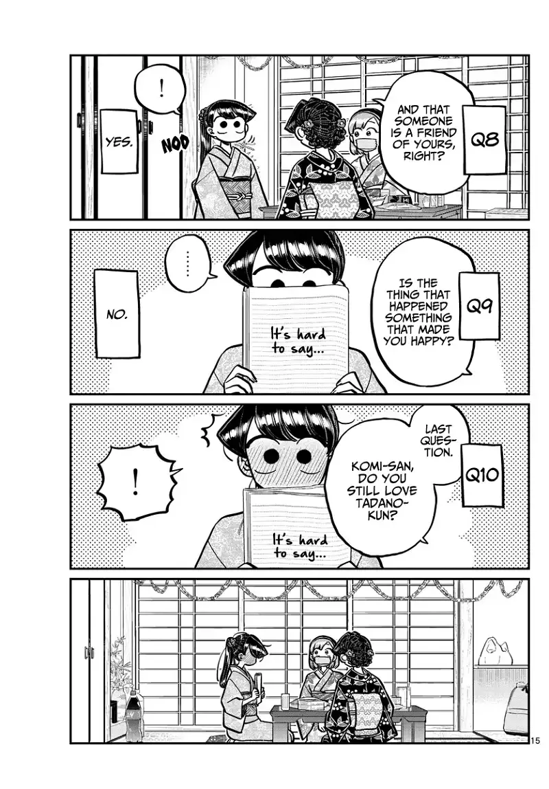 Komi-san wa Komyushou desu Chapter 245 page 15