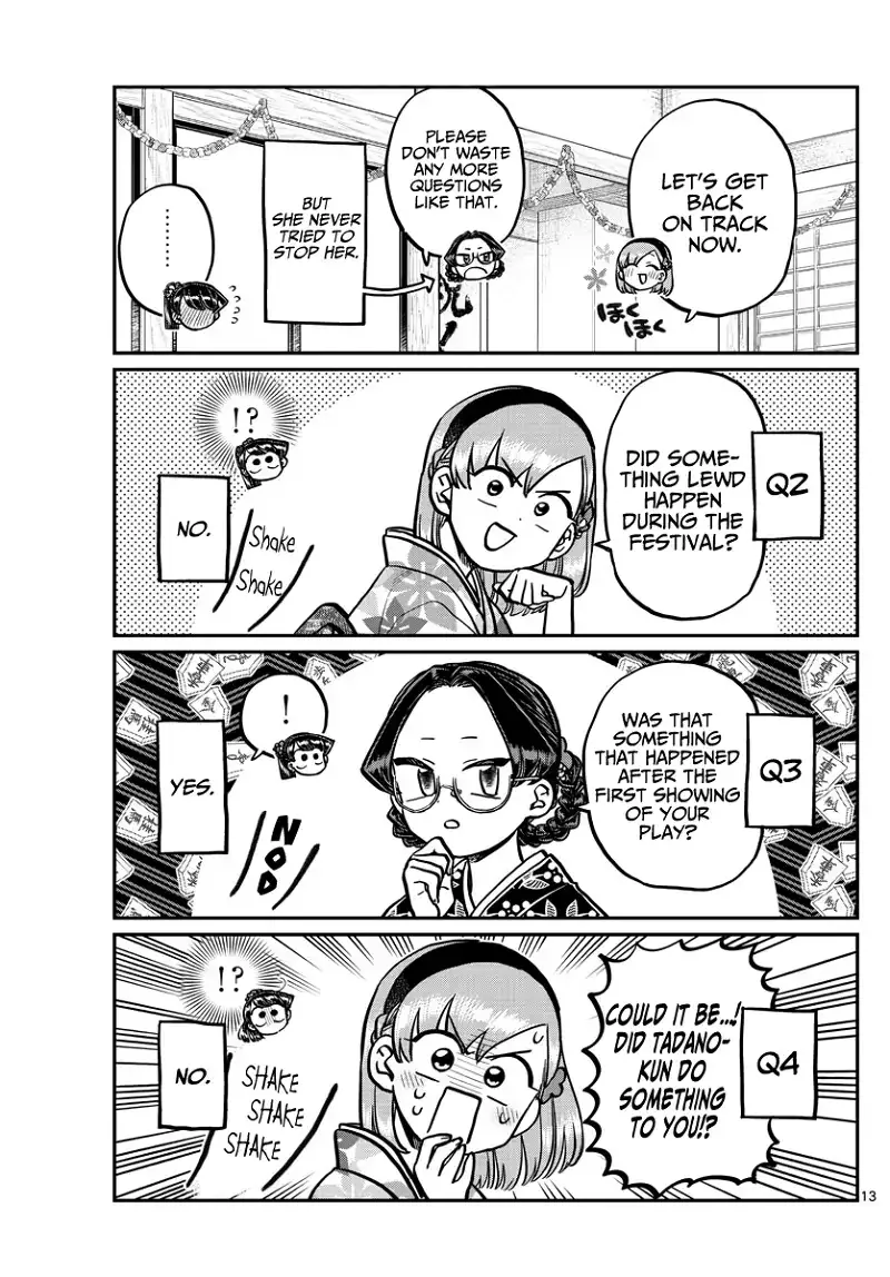 Komi-san wa Komyushou desu Chapter 245 page 13
