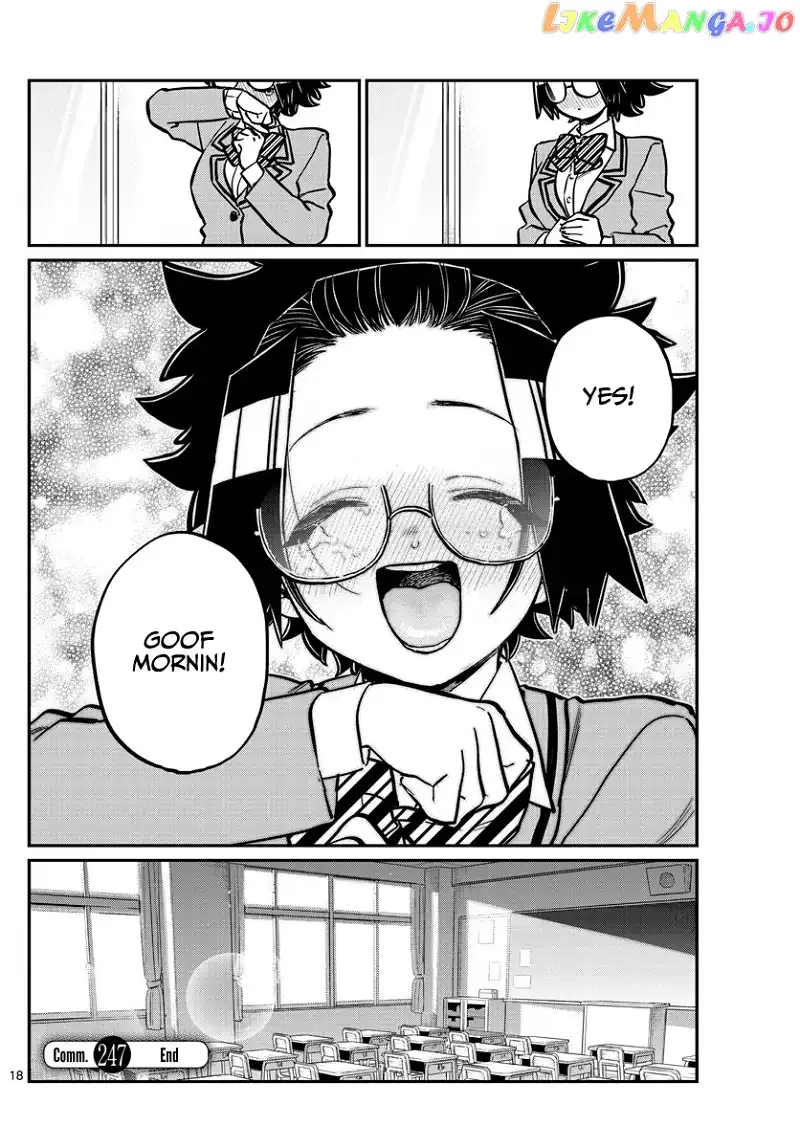 Komi-san wa Komyushou desu Chapter 247 page 18