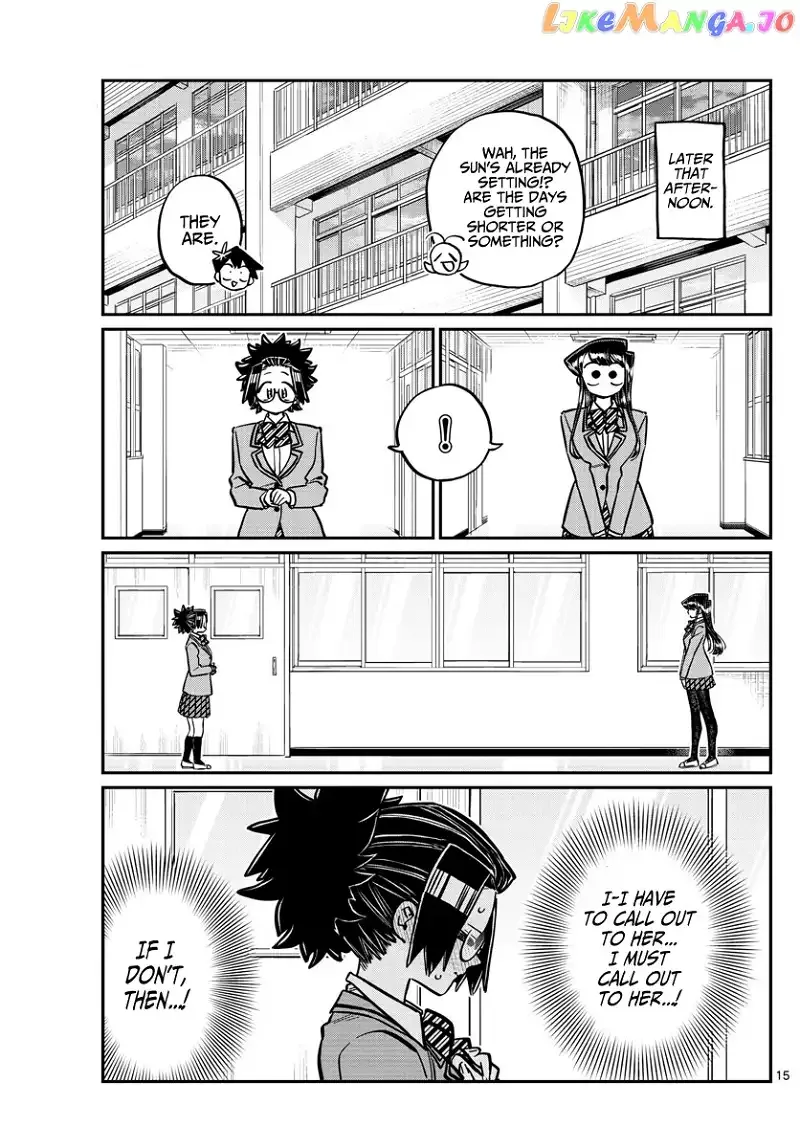 Komi-san wa Komyushou desu Chapter 247 page 15