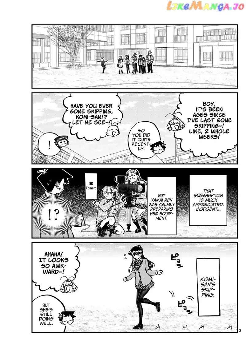 Komi-san wa Komyushou desu Chapter 249 page 3