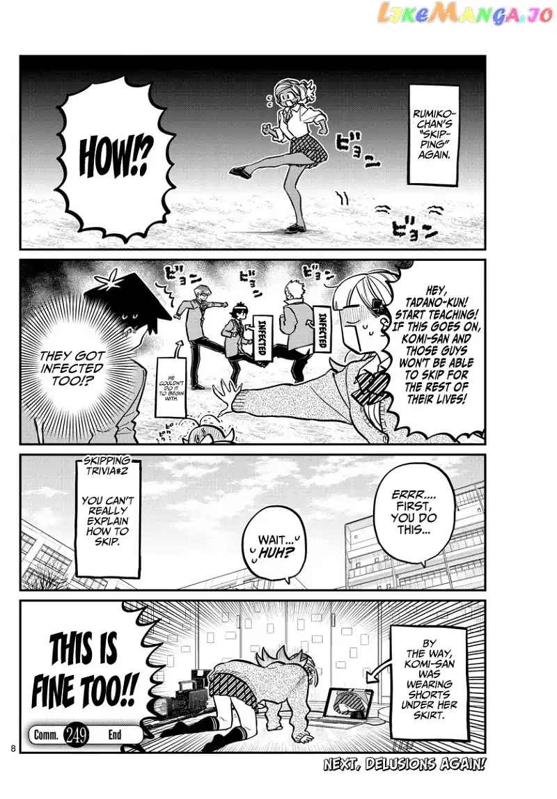 Komi-san wa Komyushou desu Chapter 249 page 8