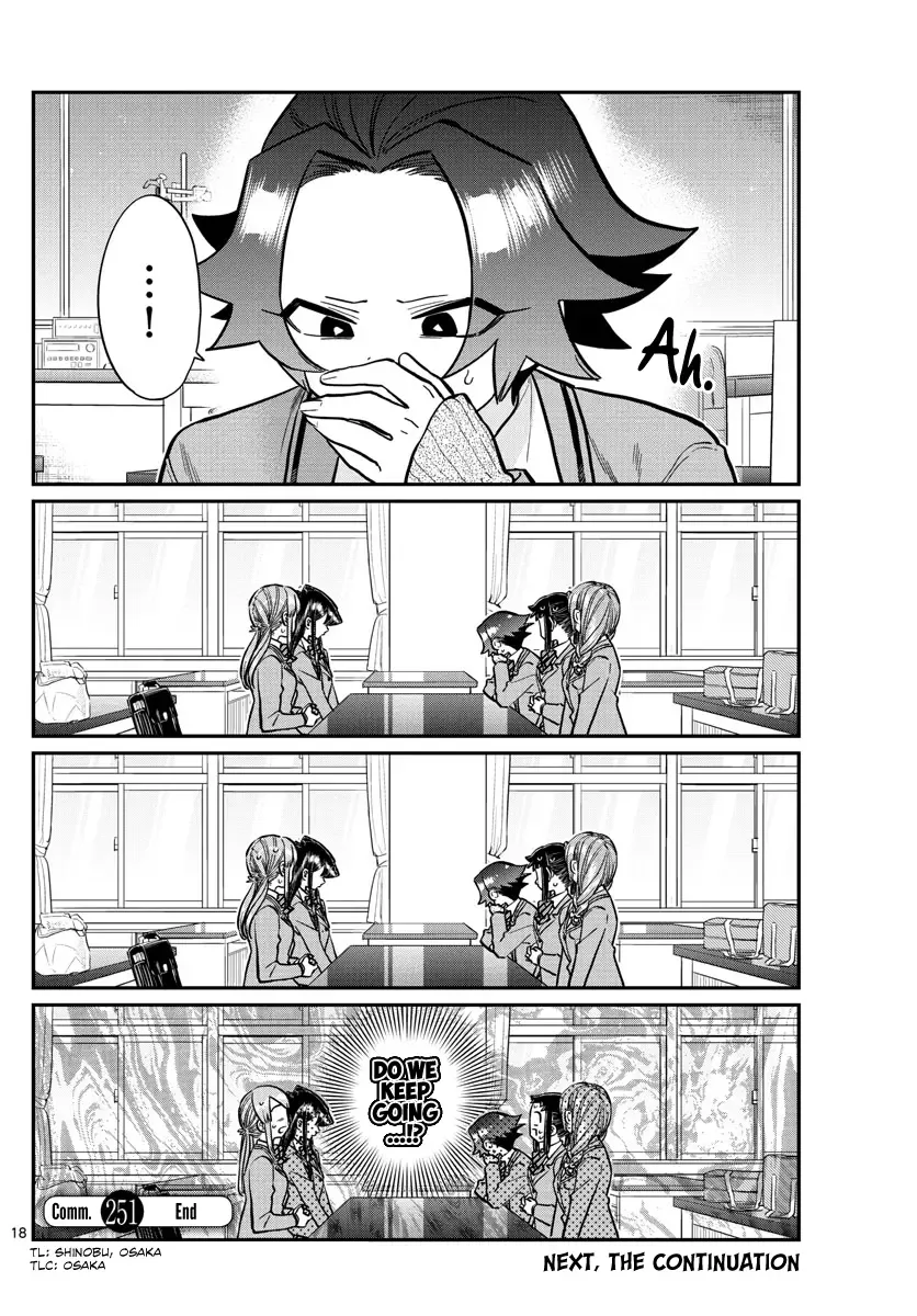 Komi-san wa Komyushou desu Chapter 251 page 18
