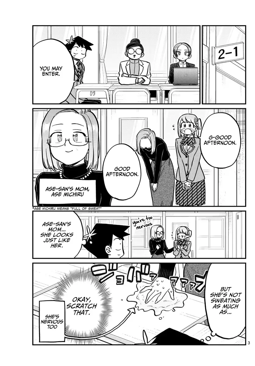 Komi-san wa Komyushou desu Chapter 256 page 3