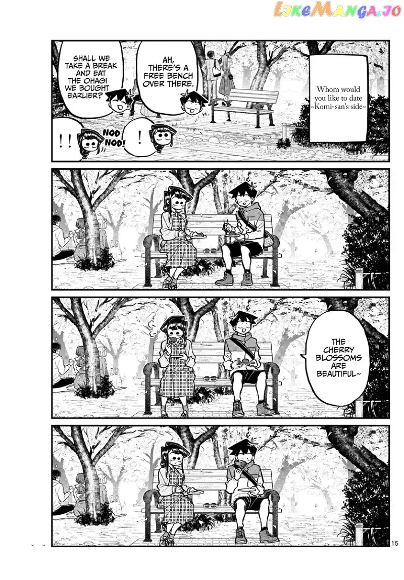 Komi-san wa Komyushou desu Chapter 250 page 15