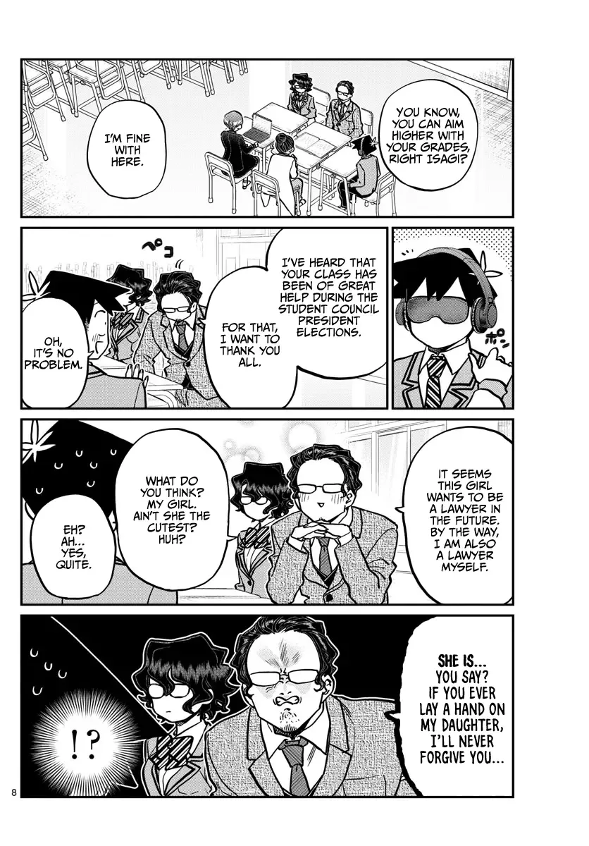 Komi-san wa Komyushou desu Chapter 256 page 8