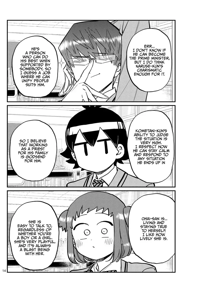Komi-san wa Komyushou desu Chapter 256 page 14
