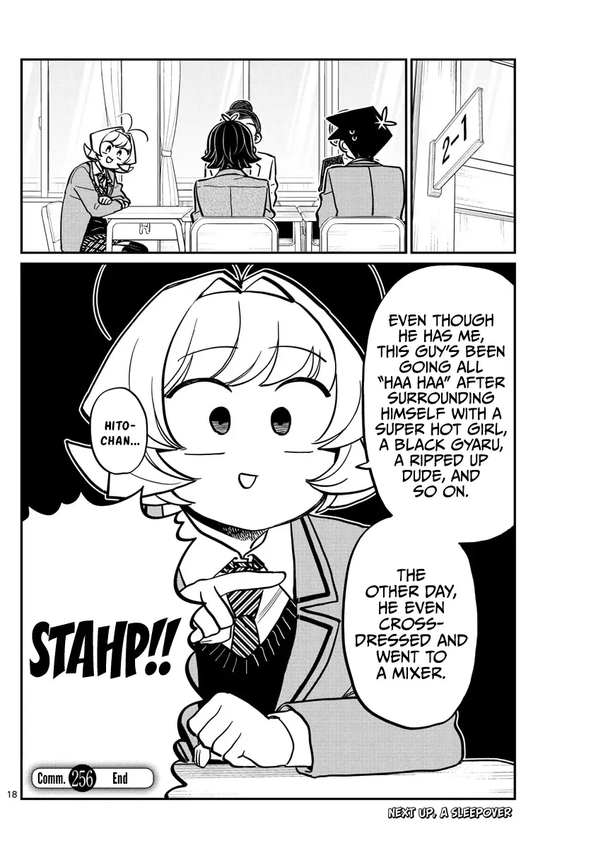 Komi-san wa Komyushou desu Chapter 256 page 18