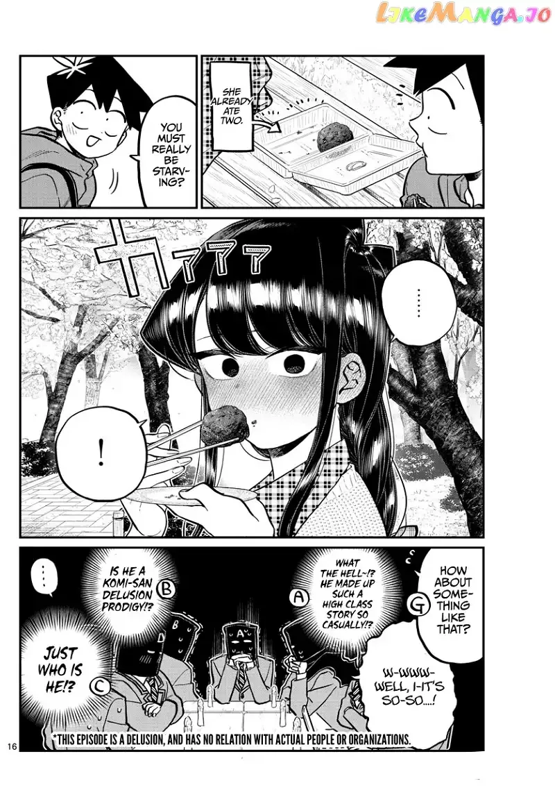 Komi-san wa Komyushou desu Chapter 250 page 16