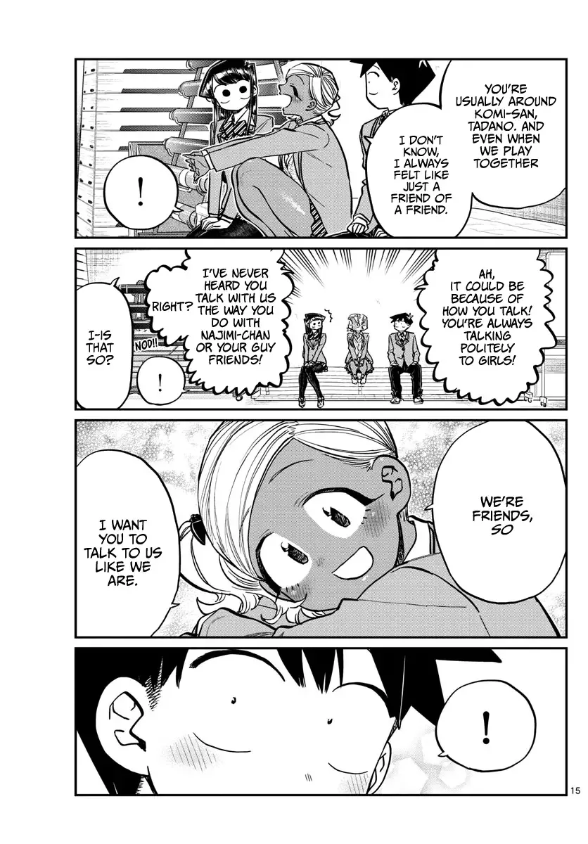 Komi-san wa Komyushou desu Chapter 255 page 15