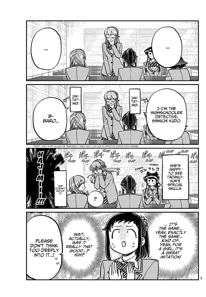 Komi-san wa Komyushou desu Chapter 252 page 5