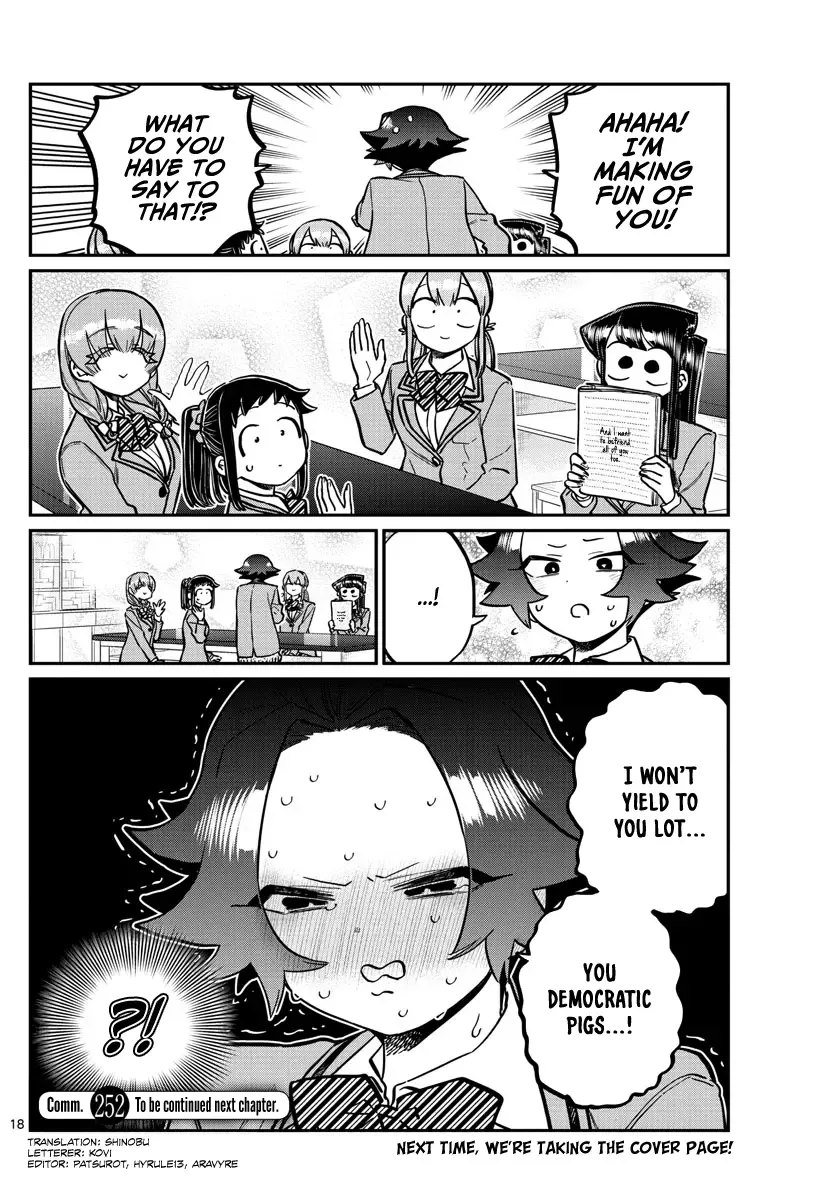 Komi-san wa Komyushou desu Chapter 252 page 18