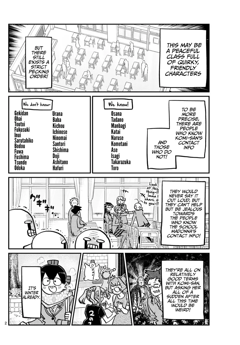 Komi-san wa Komyushou desu Chapter 258 page 2
