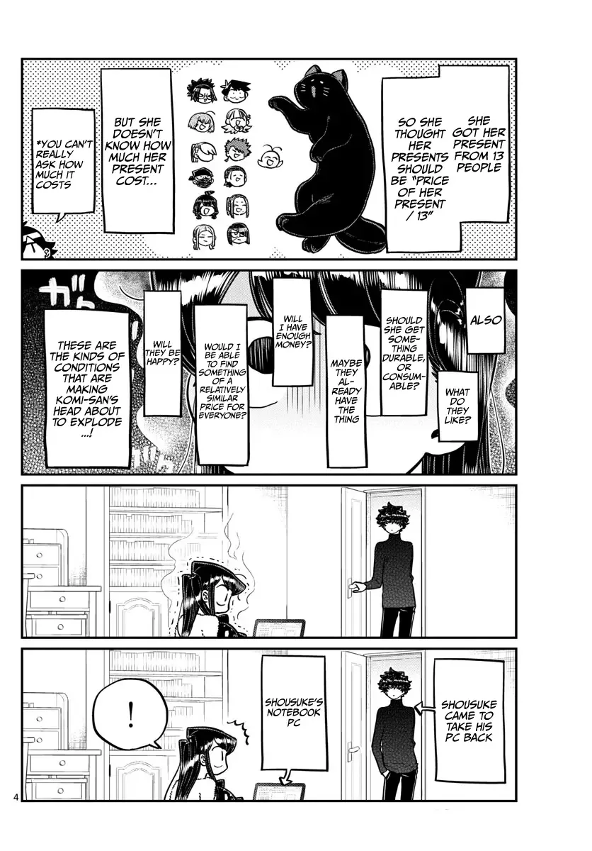 Komi-san wa Komyushou desu Chapter 259 page 4