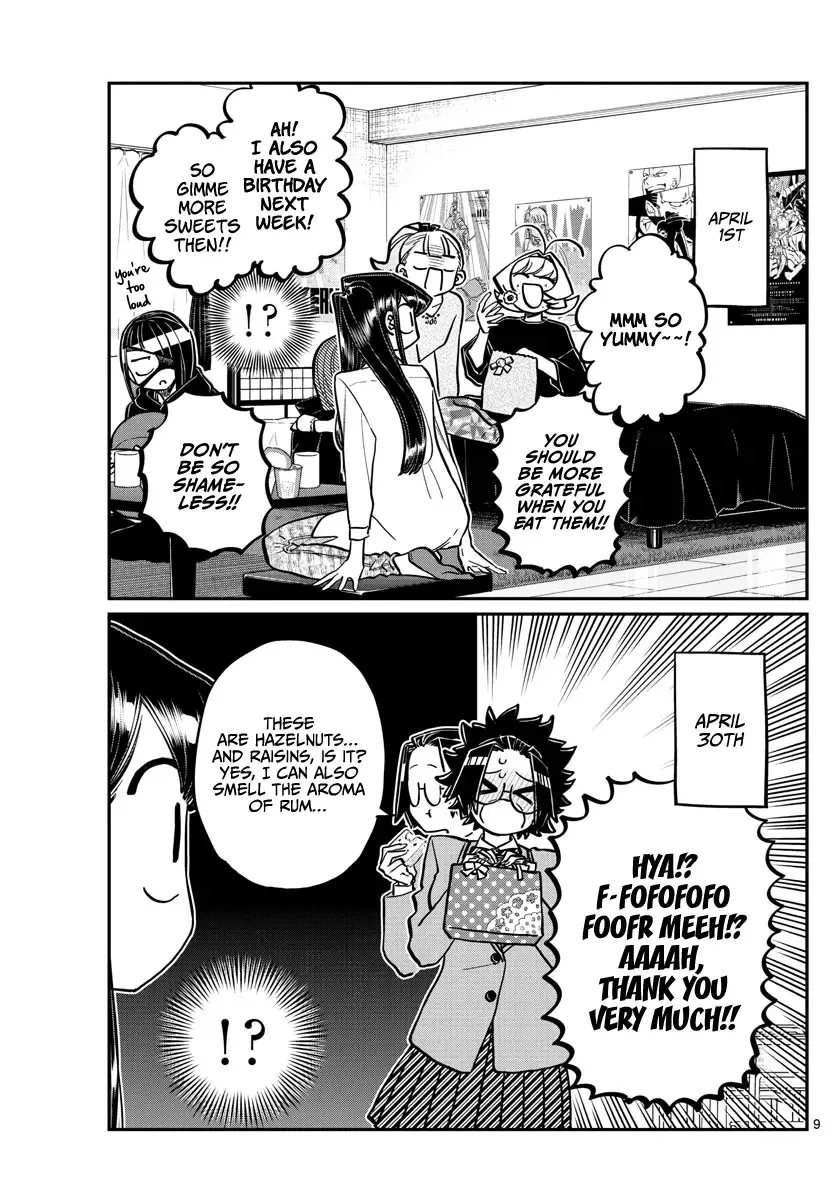 Komi-san wa Komyushou desu Chapter 259 page 9