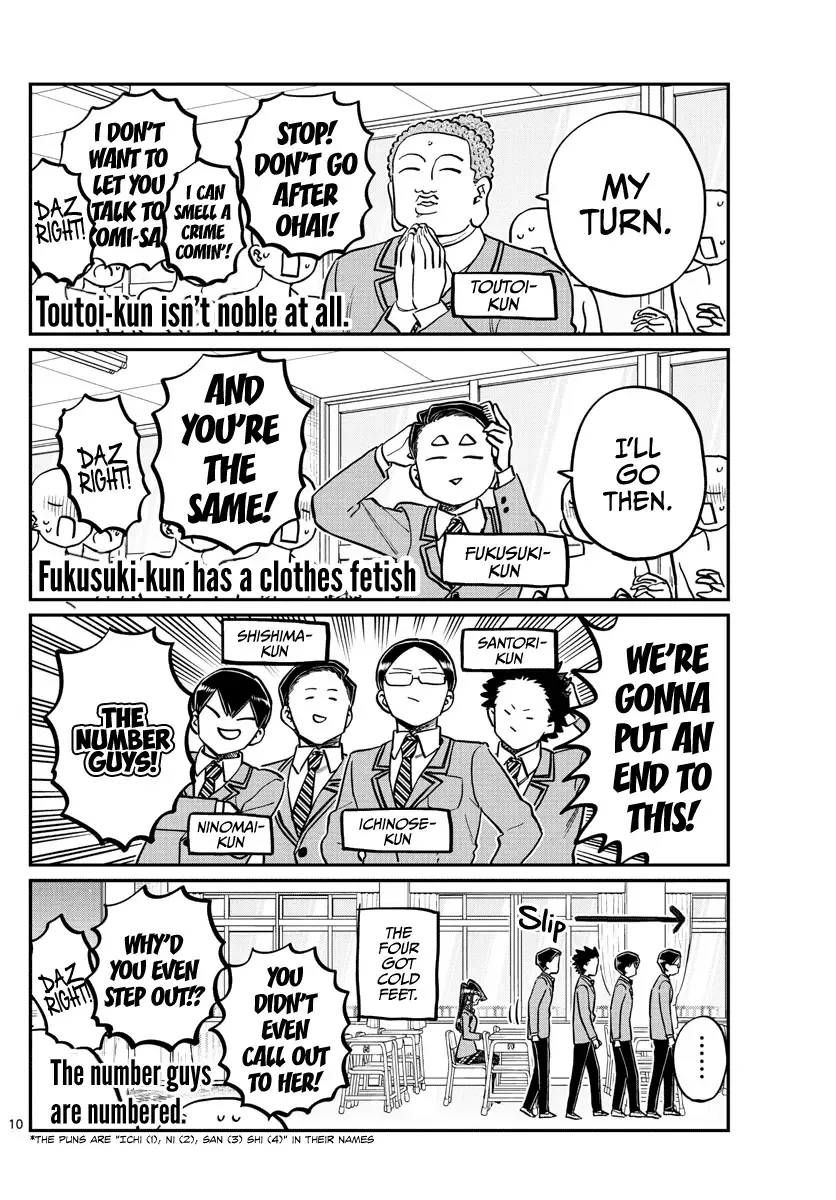 Komi-san wa Komyushou desu Chapter 258 page 10