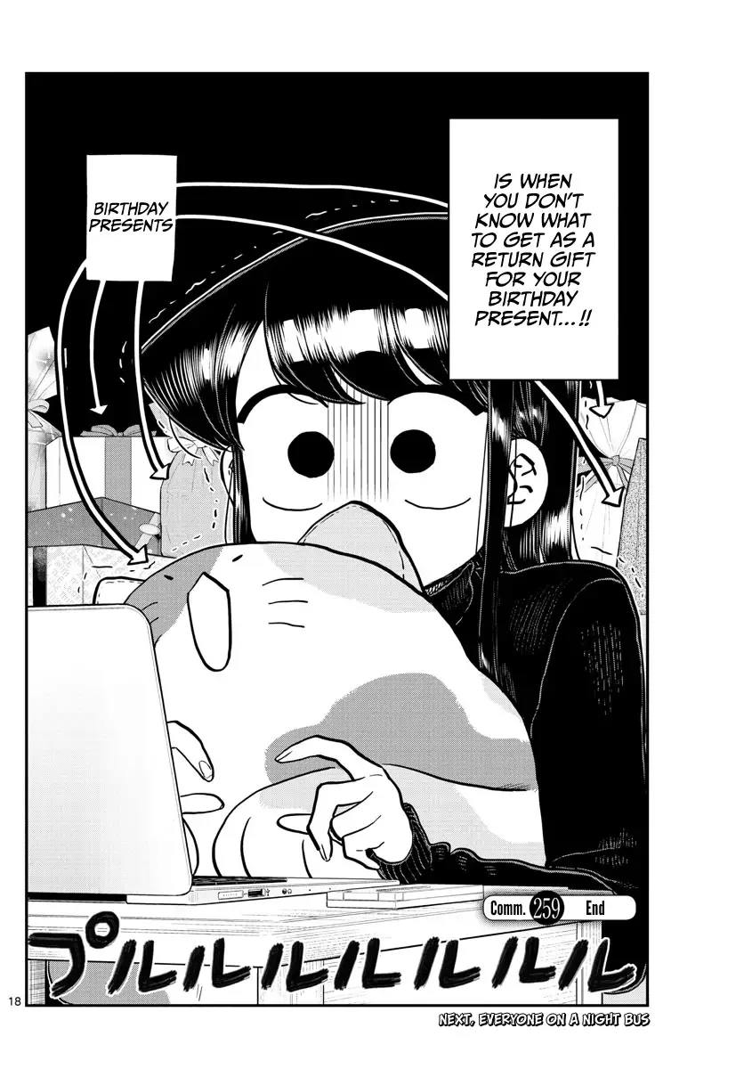 Komi-san wa Komyushou desu Chapter 259 page 18