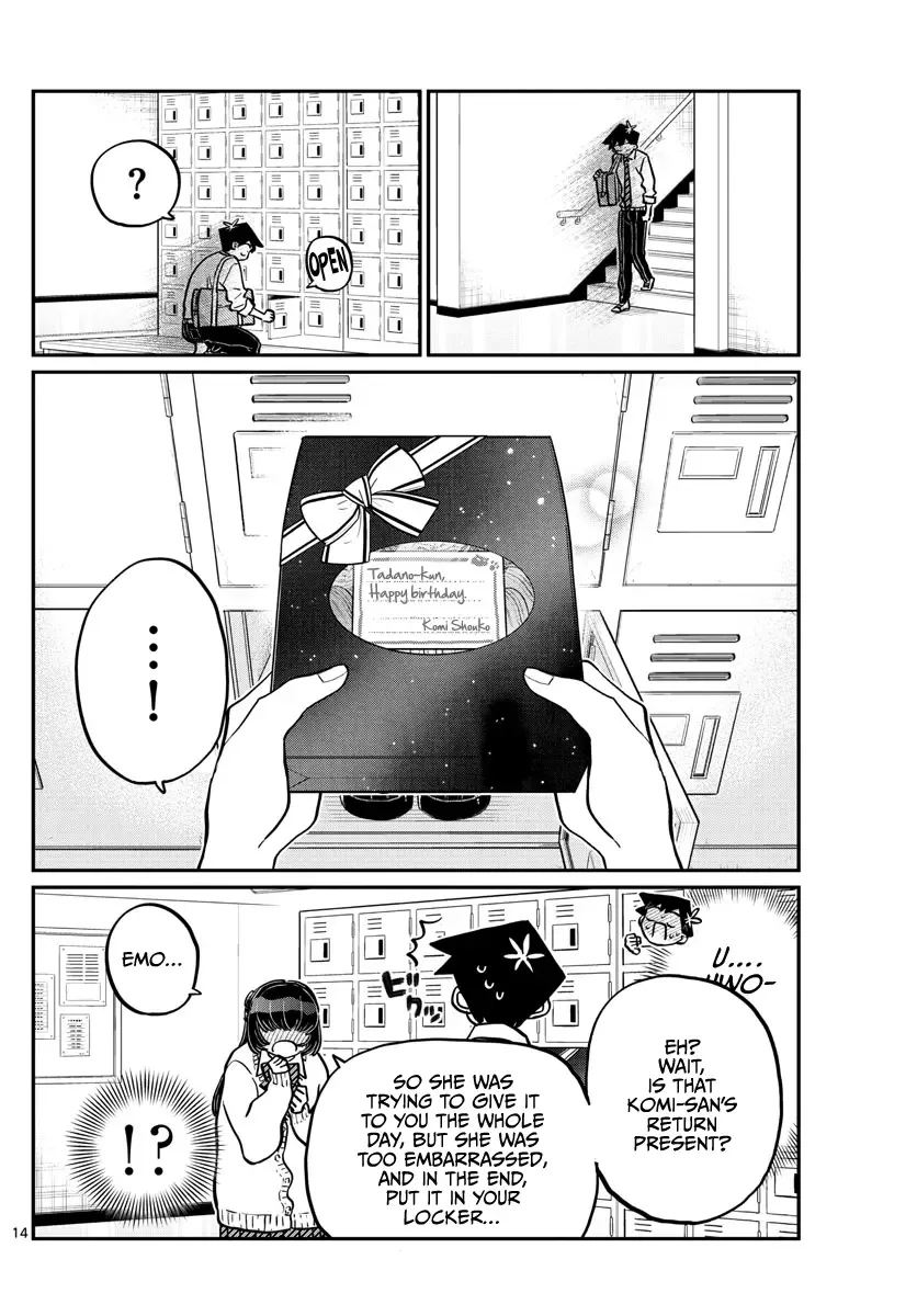 Komi-san wa Komyushou desu Chapter 259 page 14