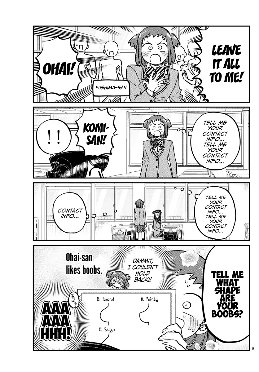 Komi-san wa Komyushou desu Chapter 258 page 9