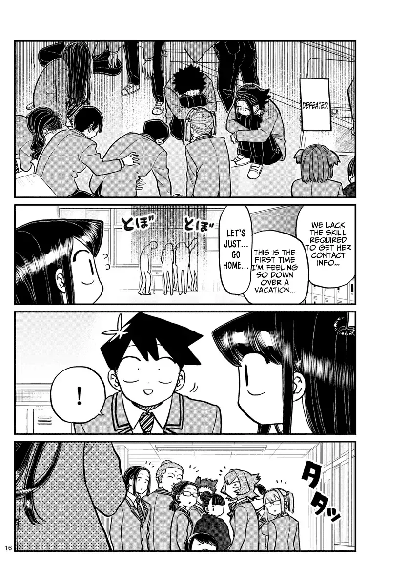 Komi-san wa Komyushou desu Chapter 258 page 16