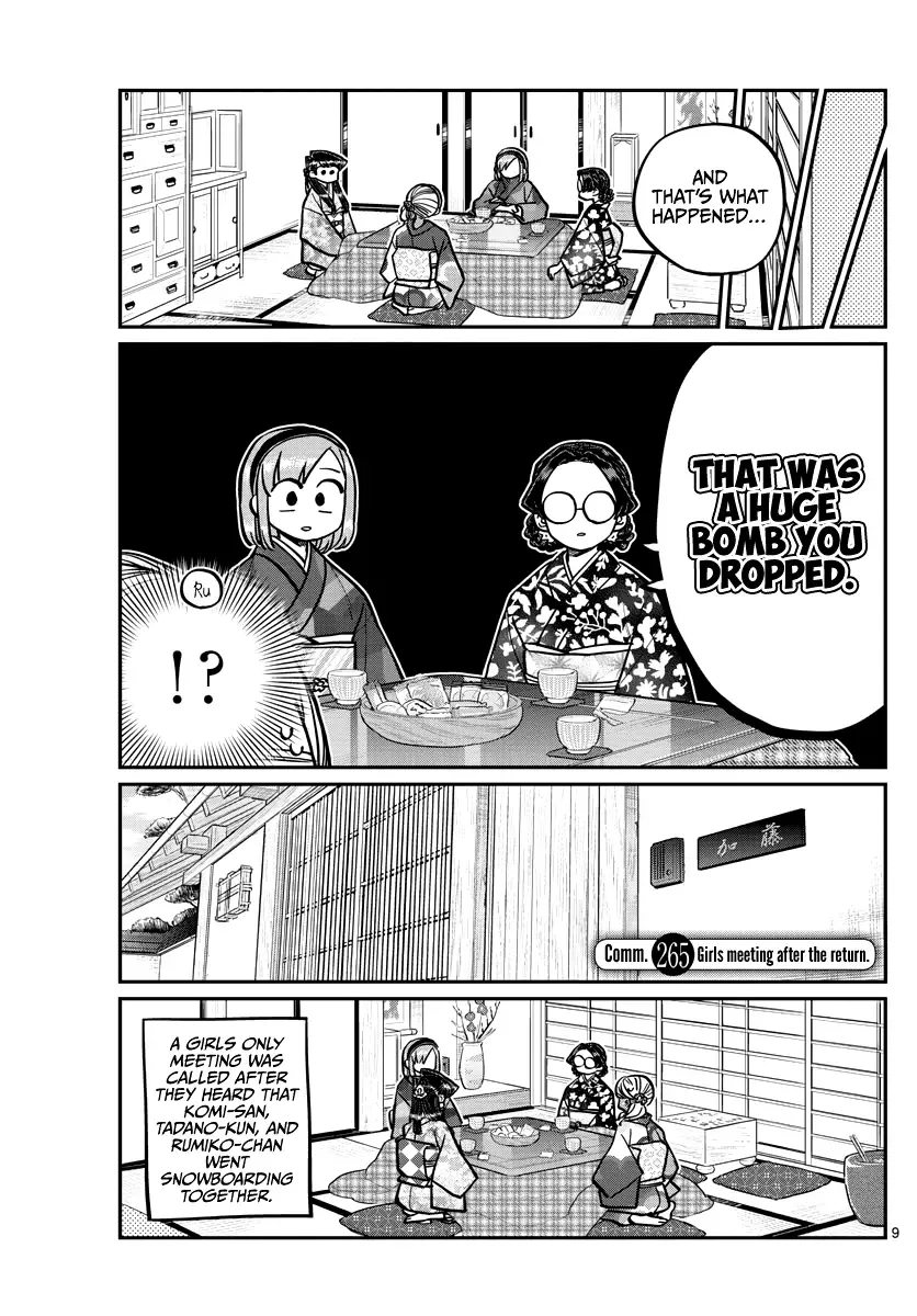 Komi-san wa Komyushou desu Chapter 265 page 9