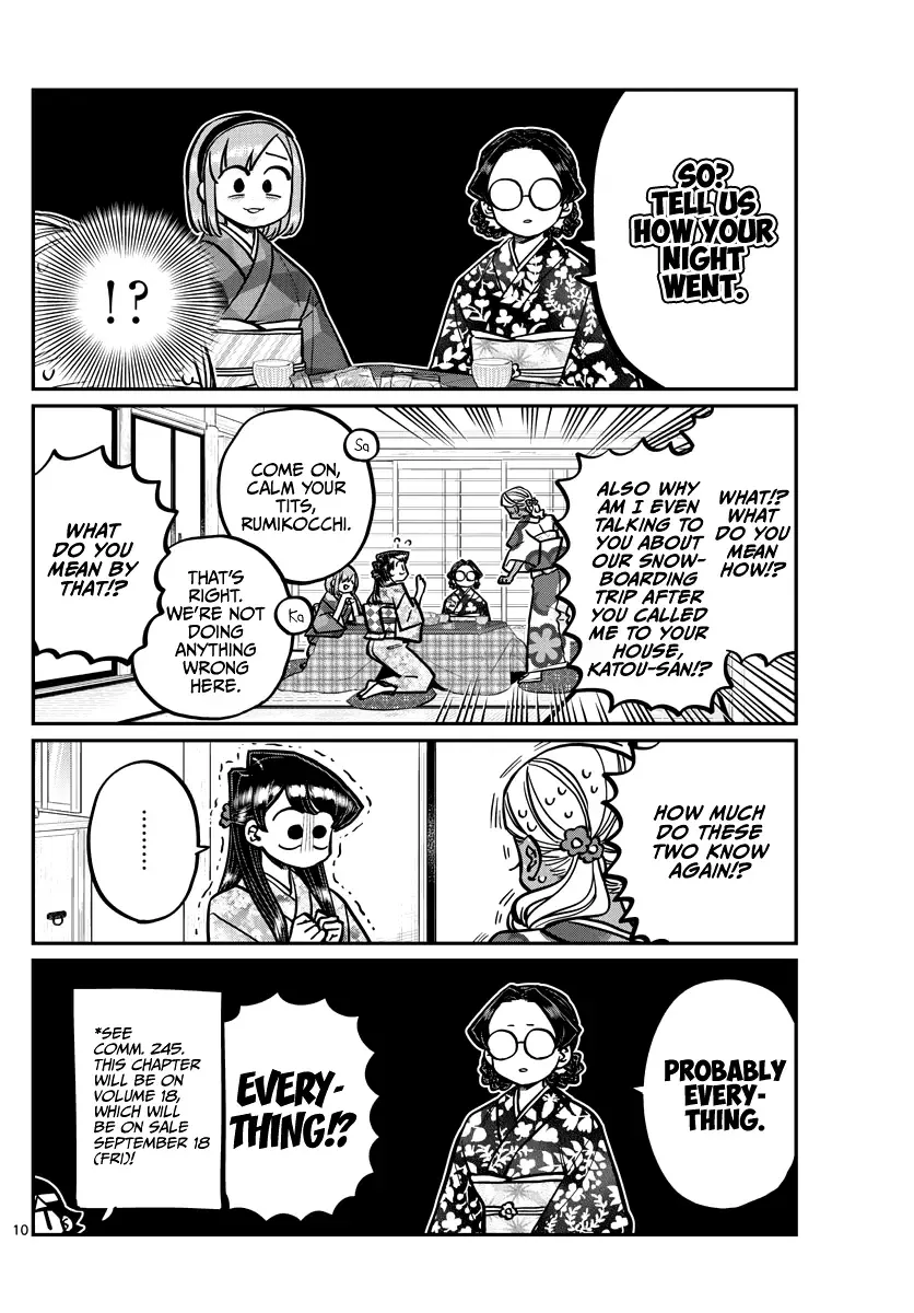 Komi-san wa Komyushou desu Chapter 265 page 10