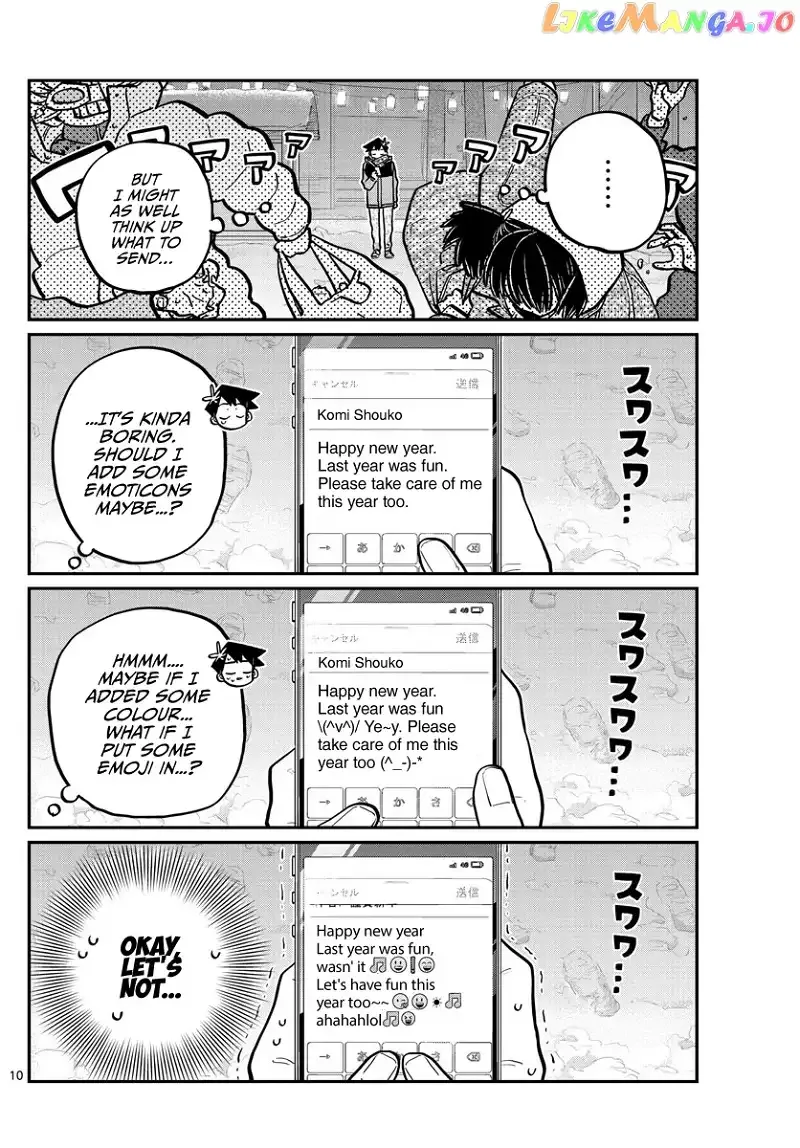 Komi-san wa Komyushou desu Chapter 274 page 10
