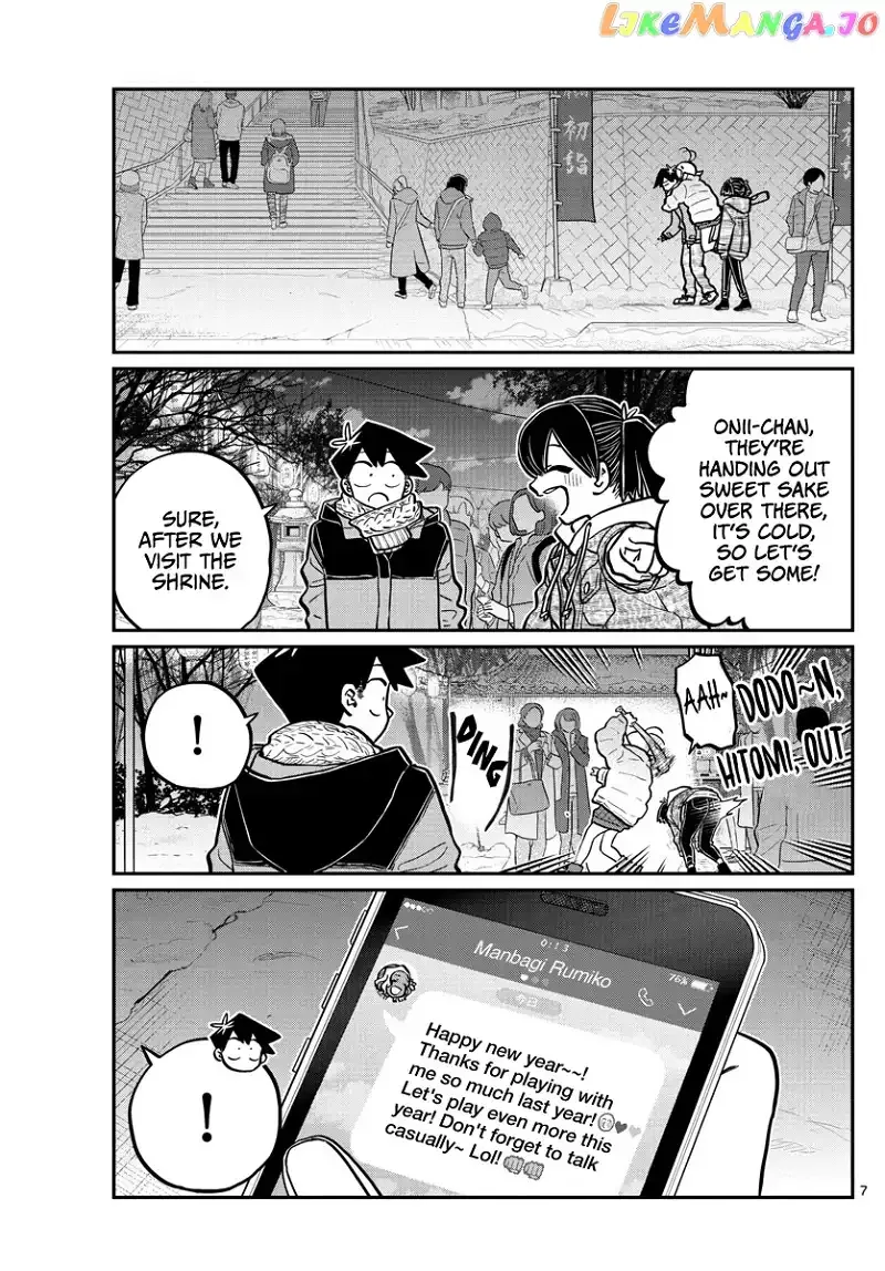 Komi-san wa Komyushou desu Chapter 274 page 7