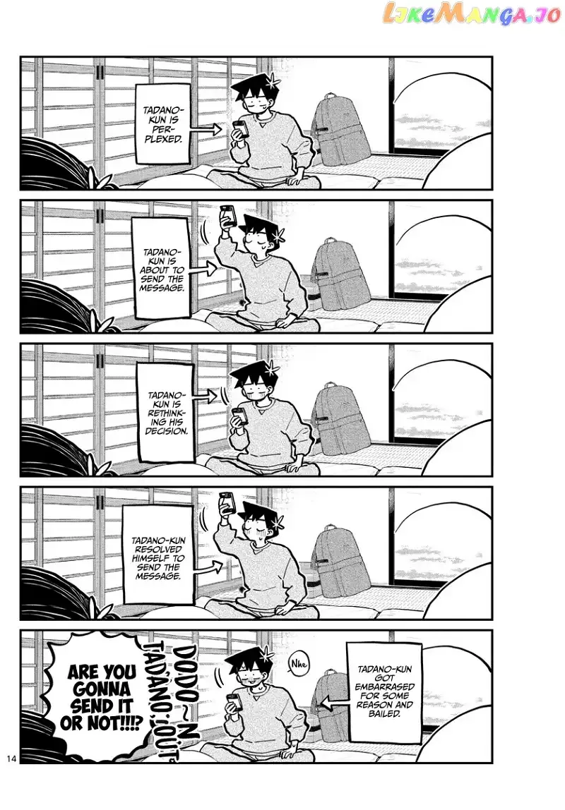 Komi-san wa Komyushou desu Chapter 274 page 14