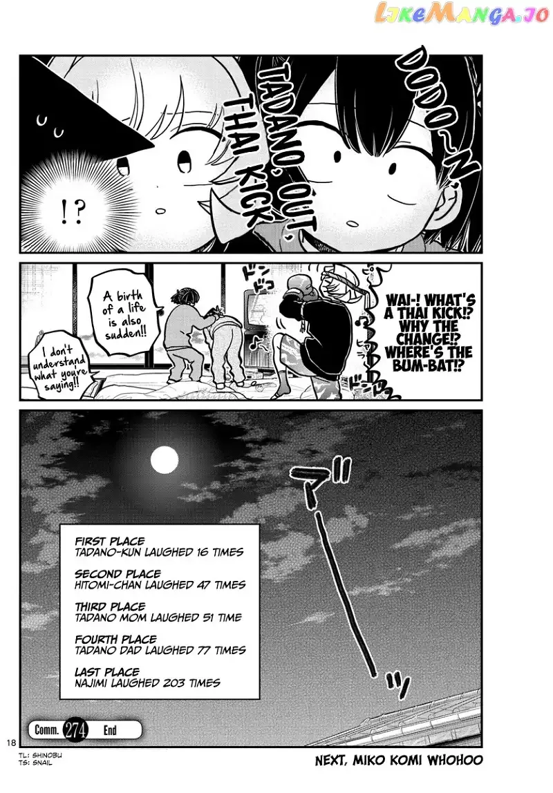 Komi-san wa Komyushou desu Chapter 274 page 18