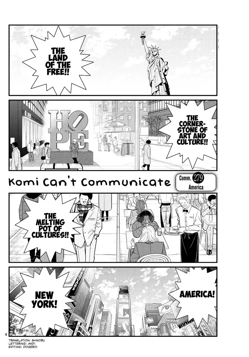 Komi-san wa Komyushou desu Chapter 279 page 4