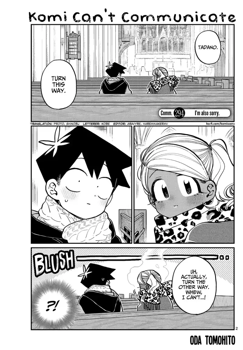 Komi-san wa Komyushou desu Chapter 294 page 2