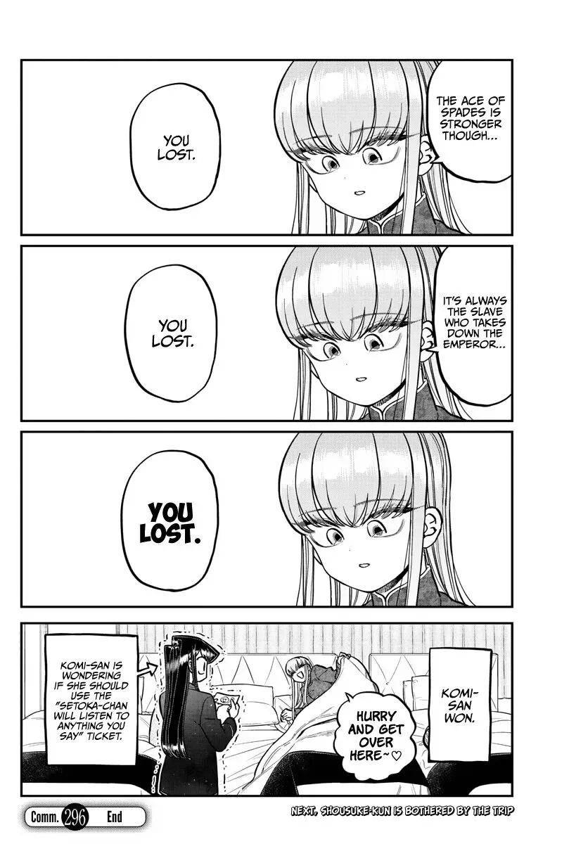 Komi-san wa Komyushou desu Chapter 296 page 8