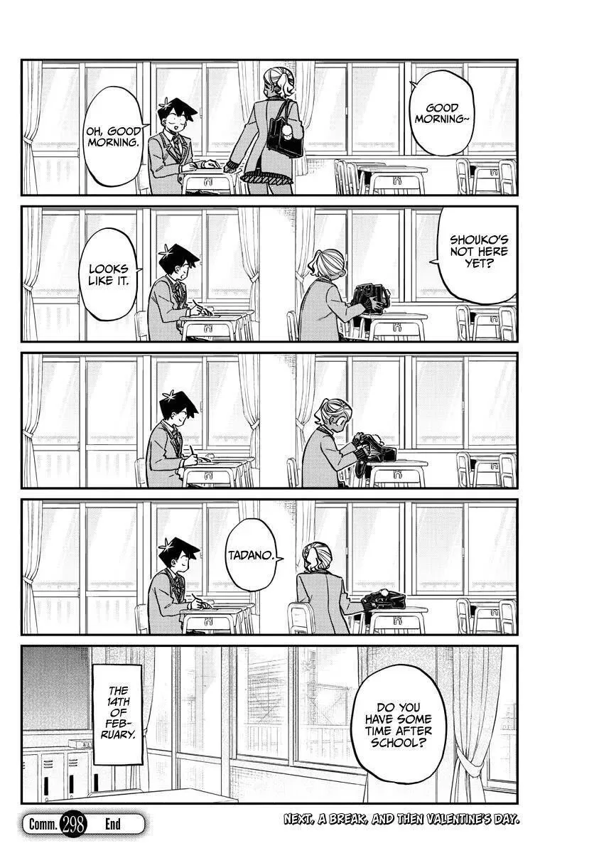 Komi-san wa Komyushou desu Chapter 298 page 18