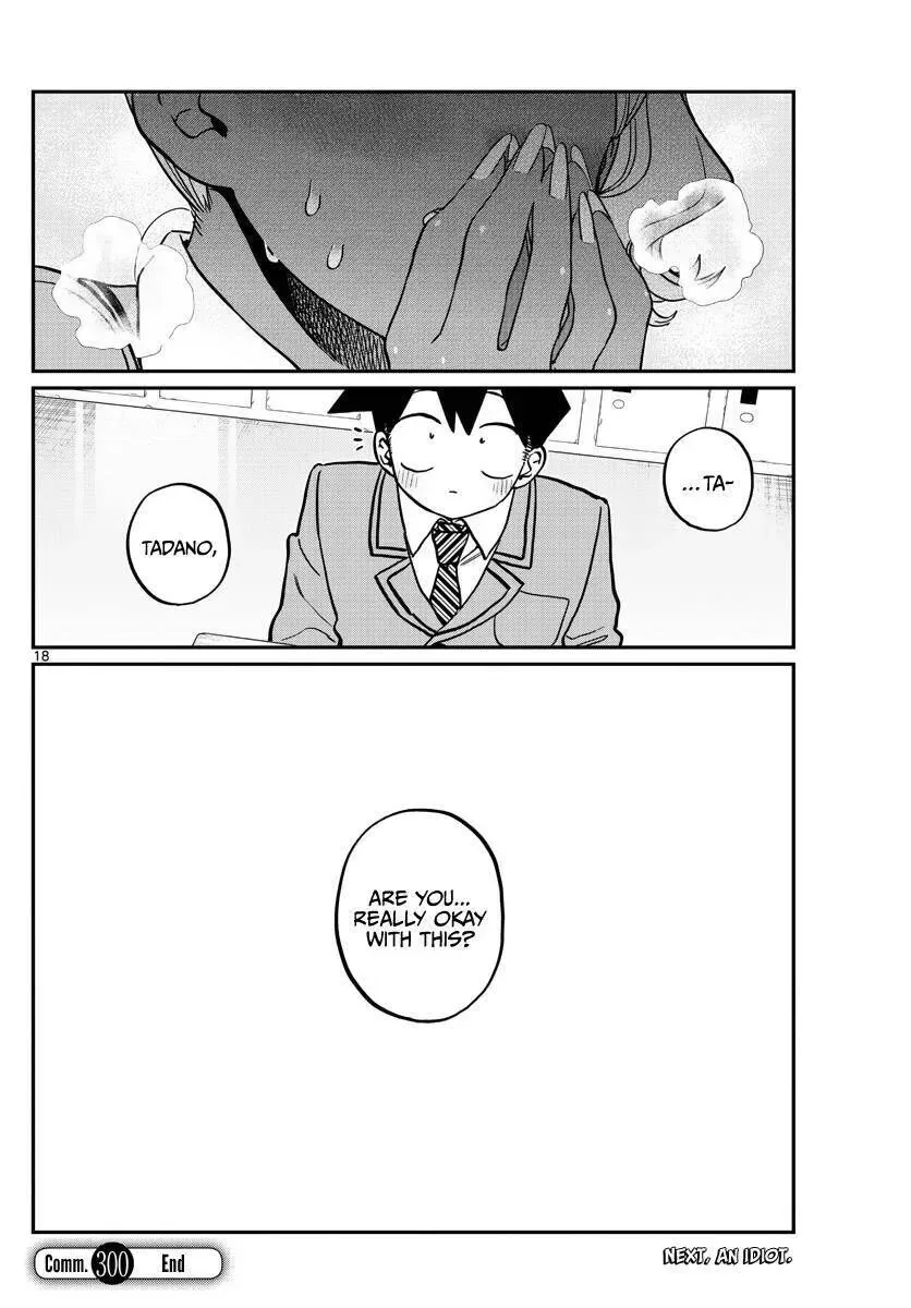 Komi-san wa Komyushou desu Chapter 300 page 18